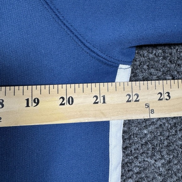 VTG 90's Polo Jeans Co Ralph Lauren Track Jacket Full Zip Royal Blue Mens Size M - Picture 9 of 10